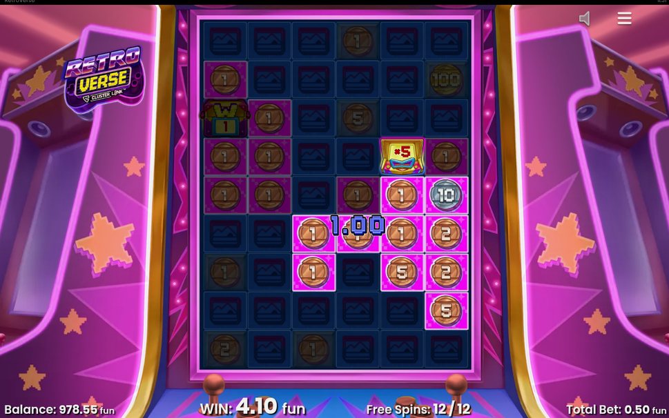 Free Spins Feature med de fria snurrarna i gång